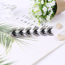 ncmama 12pcs/set Mini Rhinestone No-Slip Grips Hair Clips for Women Girls Glitter Teeth Metal Clamps Flower Hair Accessories