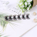 ncmama 12pcs/set Mini Rhinestone No-Slip Grips Hair Clips for Women Girls Glitter Teeth Metal Clamps Flower Hair Accessories