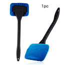 Car Window Cleaner Brush Kit Windshield Cleaning Wash Tool Inside Interior Auto Glass Wiper With Long Handle Car Accessories