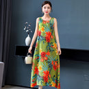 20 Colors Summer Long Dress 2022 Loose Summer Clothes for Women Everyday Dresses Casual O-Neck Elegant Sleeveless Women Dress