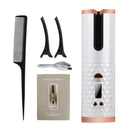 Rizador de pelo giratorio automático inalámbrico NICARE, rizador recargable por USB, pantalla LED, herramientas de estilismo ajustables con temperatura