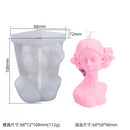 European style Retro Roman Column Candle Silicone Mold Handmade DIY Baking Molds Plaster Soap Mould Christmas Gifts Decoration