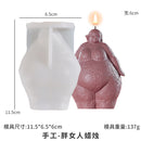 European style Retro Roman Column Candle Silicone Mold Handmade DIY Baking Molds Plaster Soap Mould Christmas Gifts Decoration