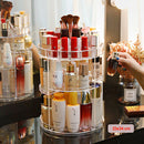 Make Up Organizer Box 360 Degree Rotation Cosmetic Organizer Transparent Fashion Spin Multi-Function Detachable Dressing Table