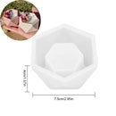 DIY Round Candle Jar Pot Silicone Molds for Making Uv Epoxy Plaster Concrete Storage Box Mould Home Decor Flower Pot Planter