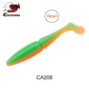 ESFISHING 100mm125mm155mm200mm Easy Shiner Quality Pesca Soft Fishing Lure Silicone Bait Wobblers Leurre Souple Free shipping