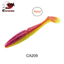 ESFISHING 100mm125mm155mm200mm Easy Shiner Quality Pesca Soft Fishing Lure Silicone Bait Wobblers Leurre Souple Free shipping