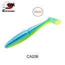 ESFISHING 100mm125mm155mm200mm Easy Shiner Quality Pesca Soft Fishing Lure Silicone Bait Wobblers Leurre Souple Free shipping