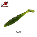 ESFISHING 100mm125mm155mm200mm Easy Shiner Quality Pesca Soft Fishing Lure Silicone Bait Wobblers Leurre Souple Free shipping