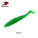 ESFISHING 100mm125mm155mm200mm Easy Shiner Quality Pesca Soft Fishing Lure Silicone Bait Wobblers Leurre Souple Free shipping