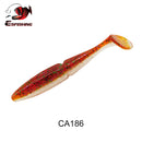 ESFISHING 100mm125mm155mm200mm Easy Shiner Quality Pesca Soft Fishing Lure Silicone Bait Wobblers Leurre Souple Free shipping