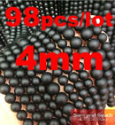 5A Quality !  Black Dull Polish Matte Onyx Agata Round natural stone Beads 16&quot;/Strand 4 6 8 10 12 14 MM Pick Size  No.BOB01