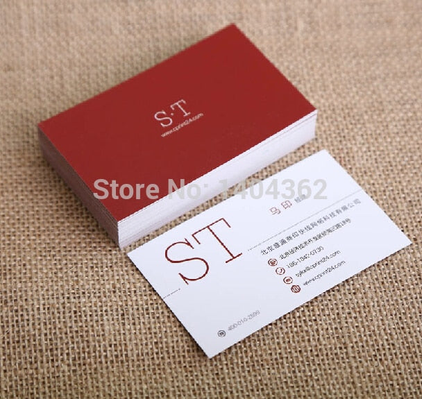free design custom business cards business card printing paper calling card,paper visiting card 500 pcs/lot
