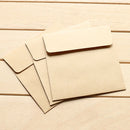 10PCS/LOT 10*10cm Kraft Square Mini Blank Envelopes for Membership Card / Small Greeting Card / Storage Paper Envelopes