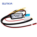 DRL Controller Auto Car LED Daytime Running Light Relay Harness Dimmer On/Off 12-18V Fog Lamp Control