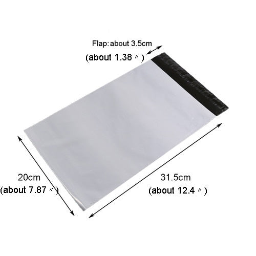 Light Gray Courier Bag 10pcs Self-seal Mailbag Plastic Poly Mailing Envelope Waterproof Postal Shipping Bags Courier Envelope