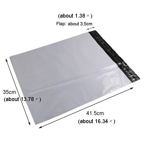 Light Gray Courier Bag 10pcs Self-seal Mailbag Plastic Poly Mailing Envelope Waterproof Postal Shipping Bags Courier Envelope