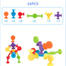16-48pcs/set Pop Little Suckers Assembled Sucker Suction Cup Educational Building Block Toy Girl&amp;Boy Kids Gifts Fun Game