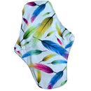 waterproof PUL printed  regular flow reusable Mama pads, super soft day use cloth menstrual pads with organic bamboo inner