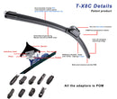 Multifunctional flat wiper blade