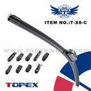 Multifunctional flat wiper blade